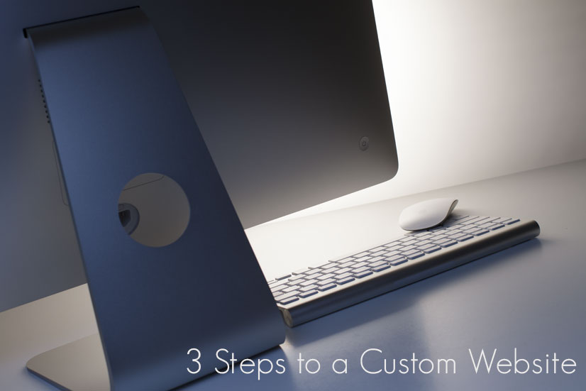 Three Steps to a Custom Website